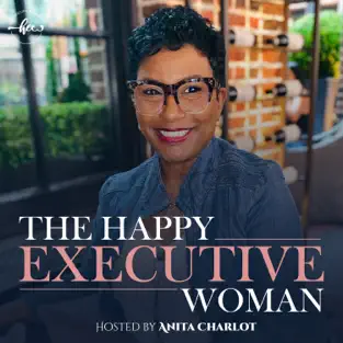 Professional African American woman with glasses hosting her podcast
